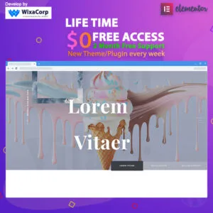 Food Hero Animated Slider elementor addon