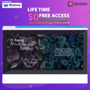 Dual crossover paralax slider elementor addon