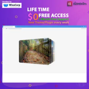 wixacorp animated single gallery slider elementor addon